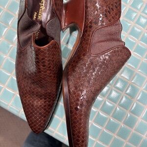 Stephane Kelian vintage woven booties